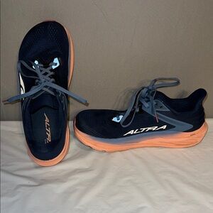 Altra Dark Blue and Coral Athletic Shoes